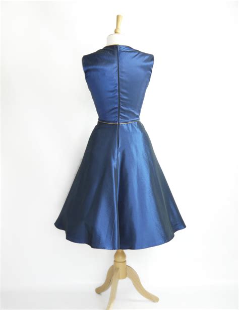 Bustier dress in taffeta 